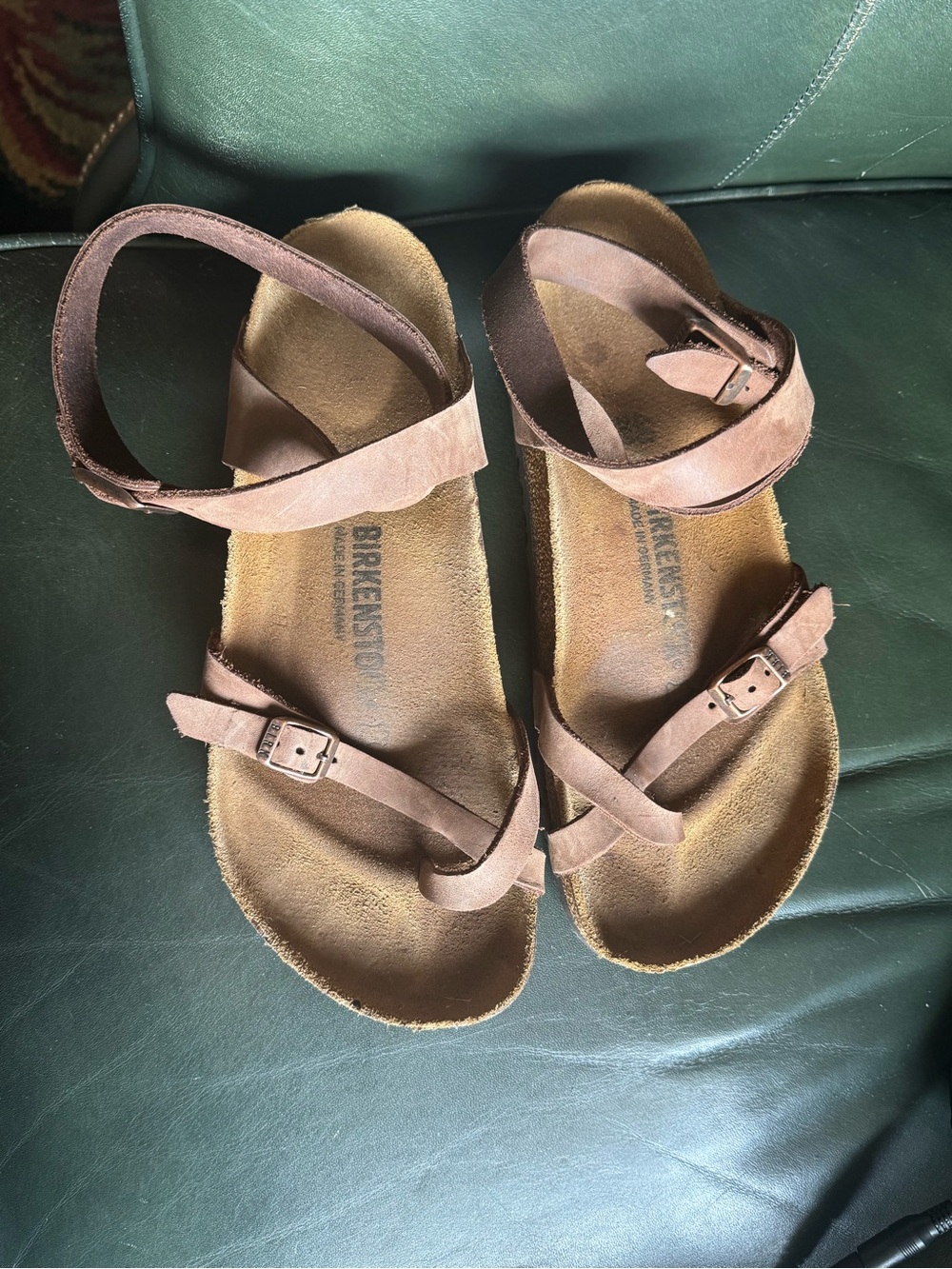 Birkenstock Yara Women’s Brown Suede Ankle-Strap Sandals